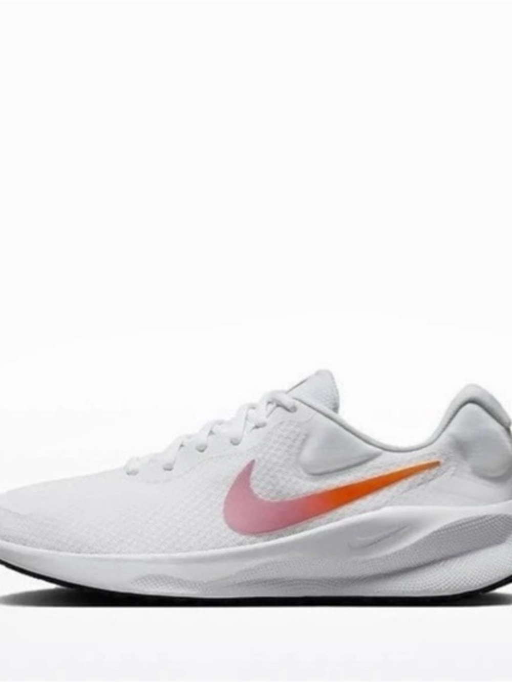Size 9.5 - Nike Women’s Revolution 7 White Hyper Crimson No Lid FB2208-104